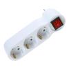 EU Standard 250V 16A 3 Conversion Socket with Switch Power Adapter Socket