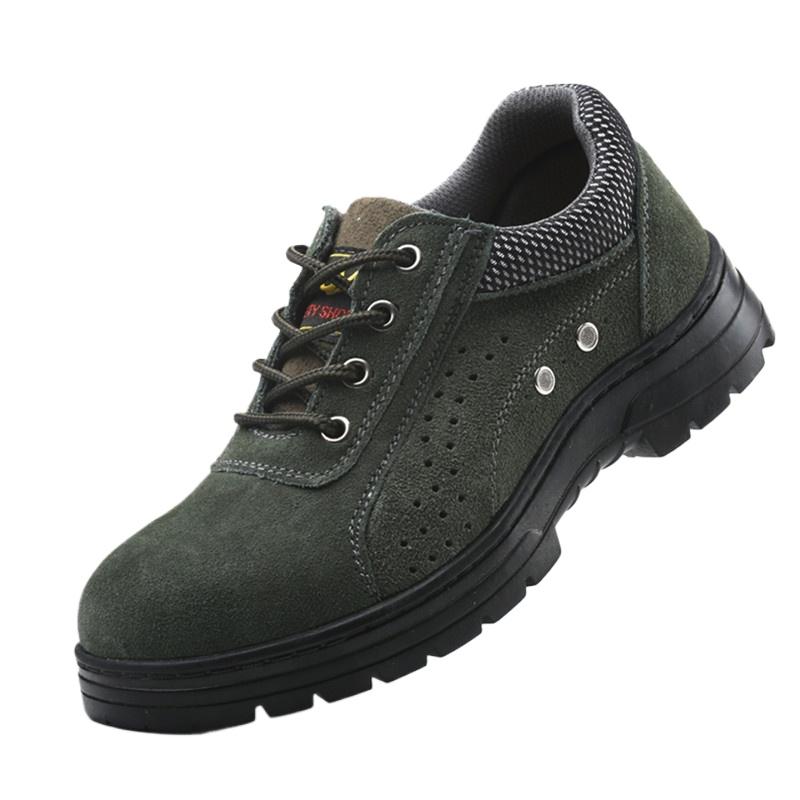 Chaussures basses Vert Armée résistantes aux chocs et aux perforations, Chaussures d'assurance travail, Chaussures de protection
