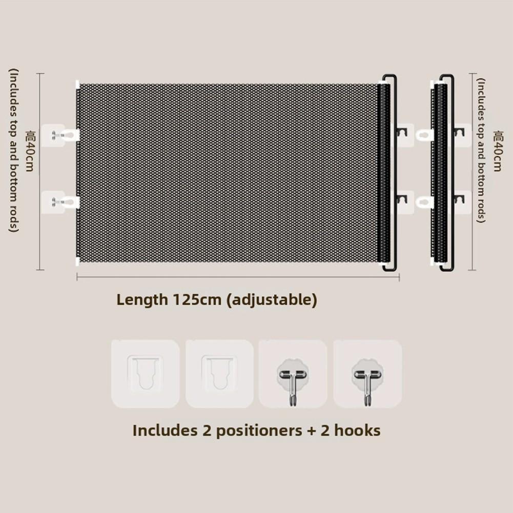 Retractable Design Retractable Pet Gate Cat Barrier 40*125cm