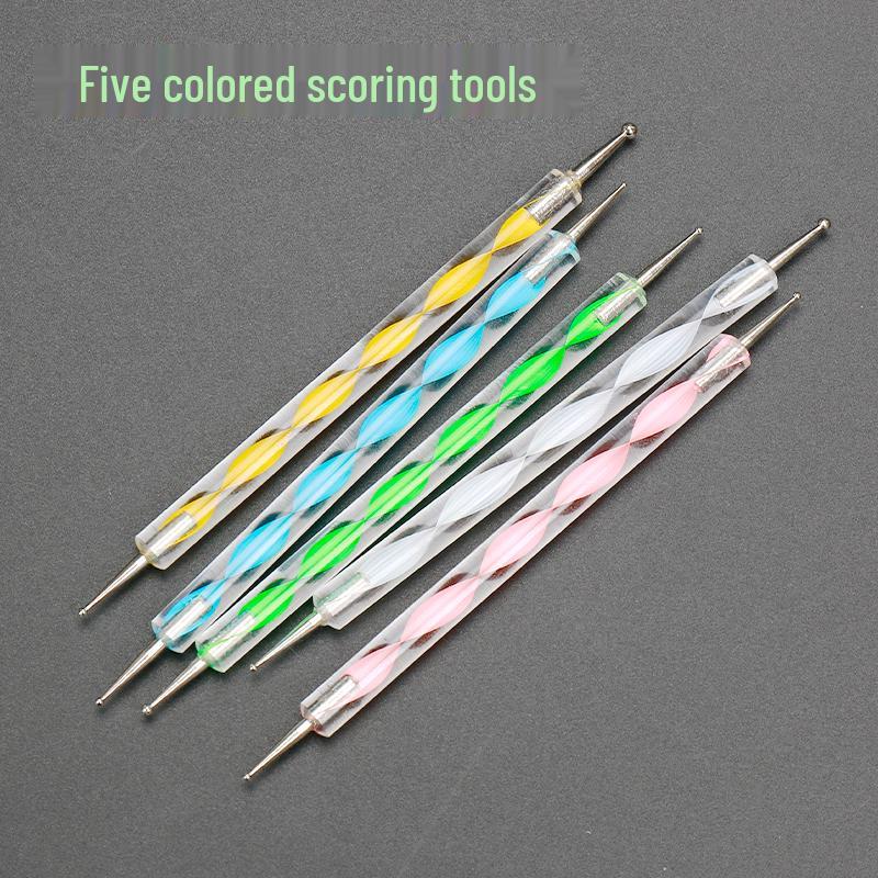 Silicone Soft Tip Double-Ended Dotting & Pressing Pen for Clay Sculpture