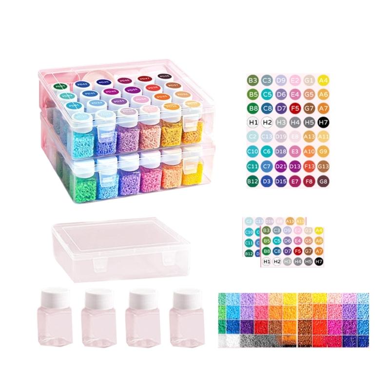 Creative Art Set Includes Multicolor Bean Beads Easy To Assemble For Any Ages Crafting Fun