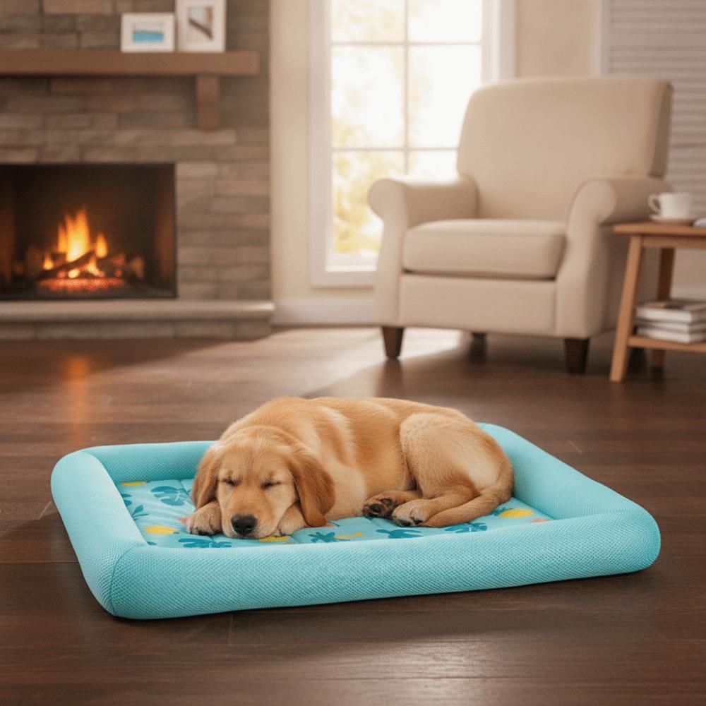Square Pet Cooling Mat Non-Slip Dog Sleeping Pad Cat Sleeping Mat Cooling Puppy Bed  Kennel