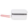 Camping Lunch Box Aluminum Alloy Steam Boil Portable Single Person Meal Box Lunch Container Support for Hiking Fishing