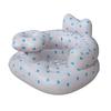 Baby Inflatable Seat Cute Shaped Foldable Back Neck Support Breathable Inflatable Sit Up Chair for