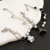 Exquisite Black White Beaded Little Specter Bracelets for Women Sweet Bracelets