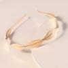 Vintage Style Alloy Headband with Leaf Design Metal Hairband for Women Lightweight and Durable Hair Accessory for Daily Wear