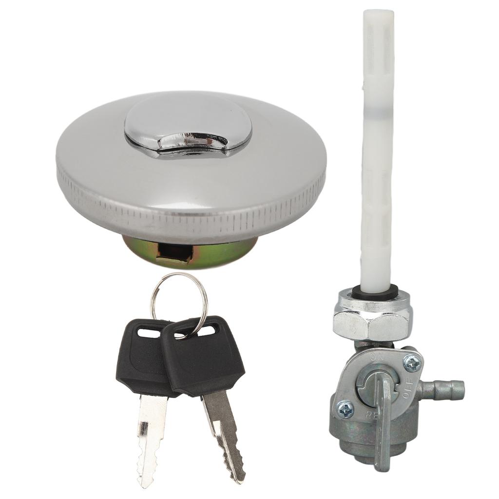 Gas Fuel Tank Cap Good Sealing Petrol Tank Lid Lock with Keys for Z50 Monkey Bike Z50R Z50J