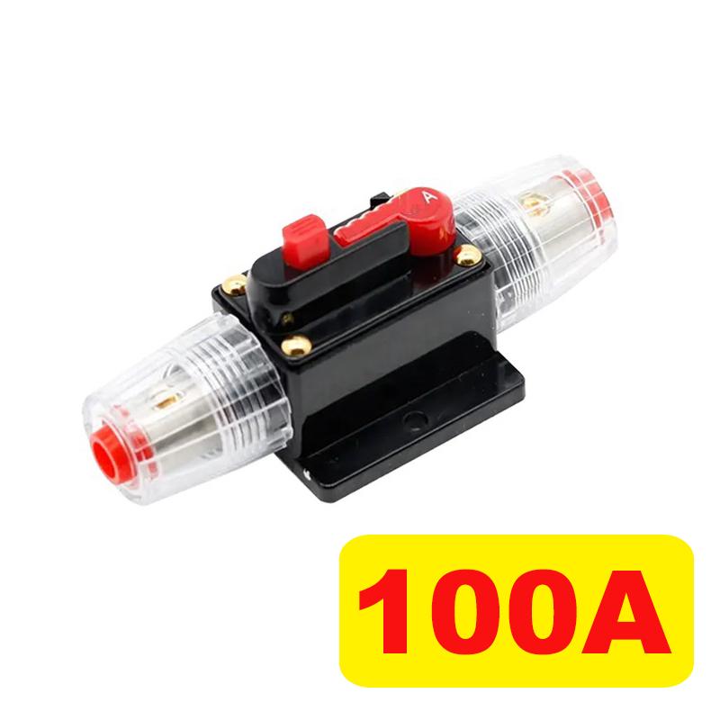 Car Circuit Breaker Fuse Reset 20A 30A 40A 50A 60A 80A 100A 150A Reset Fuse Car Boat Waterproof Marine Circuit Breaker Fuse Holders1