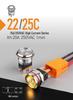 Blue Wave 22C Metal High Current 20A Waterproof Stainless Steel Button Switch with Light
