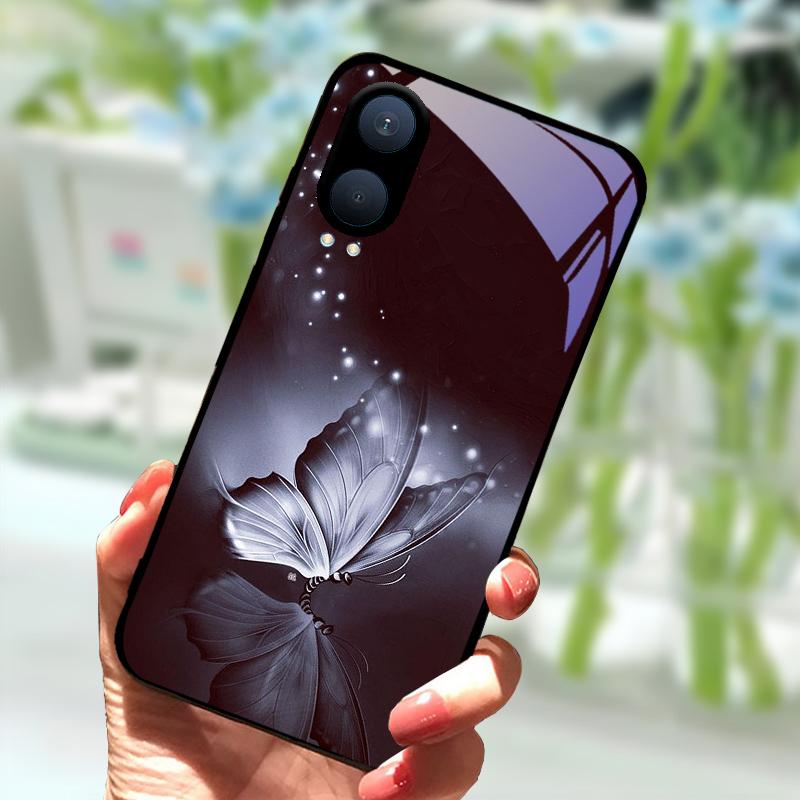 Tempered Glass Case For OnePlus Nord CE4 Lite Cases 1+Nord CE 4 3 2 Glass Phone Cover For One Plus Nord CE3 CE2 Hard PC Bumper