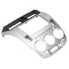 2Din Stereo Radio Fascia DVD Audio Navigation Panel Frame Silver Fit for Honda City 20082013