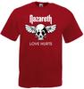 Women's Plus Size Cotton T-shirt Summer Casual Graphic Tee Short Sleeve Nazareth Love Hurts T-shirt Hard Rock Band All Colors All Sizes S-5XL