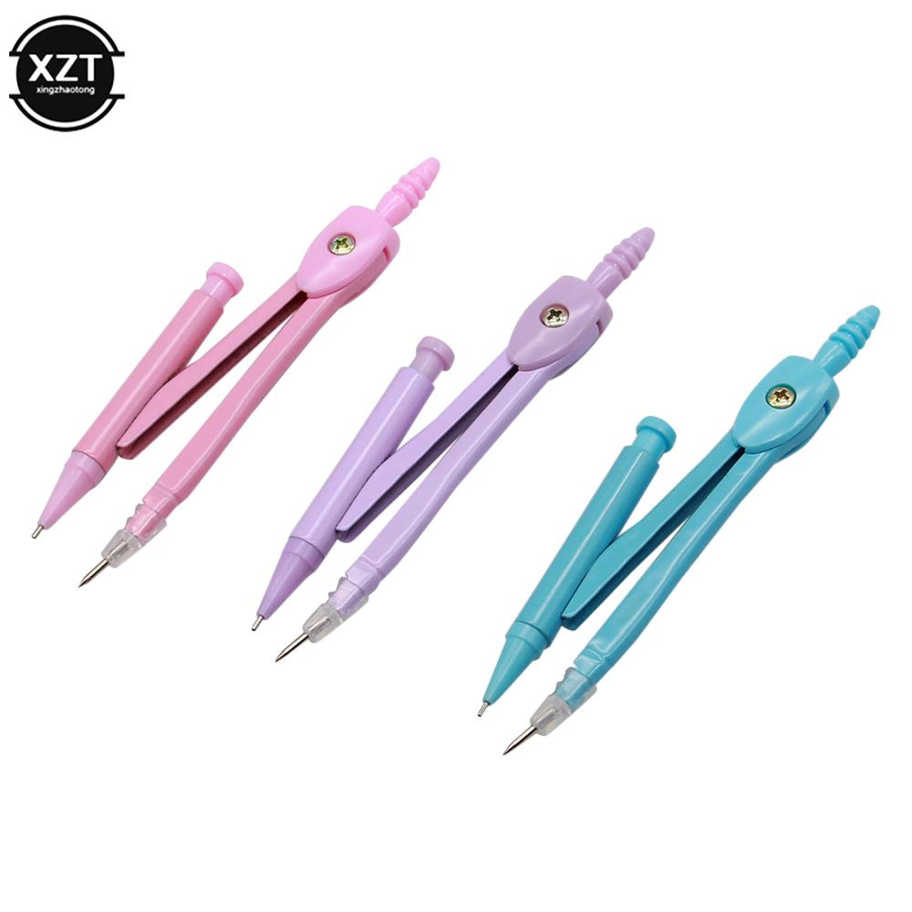 

Школьный циркуль Милая девочка Канцелярские товары Студенческий Рисование Compasso Brujula Набор для геометрии Деревянные круги Набор для математики Чертежные инструменты