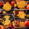 5Pcs Biscuits Mold Halloween Specter Cookie Cutter Biscuits Fondant Cookie Stamp Kitchen Tool Party Supplies