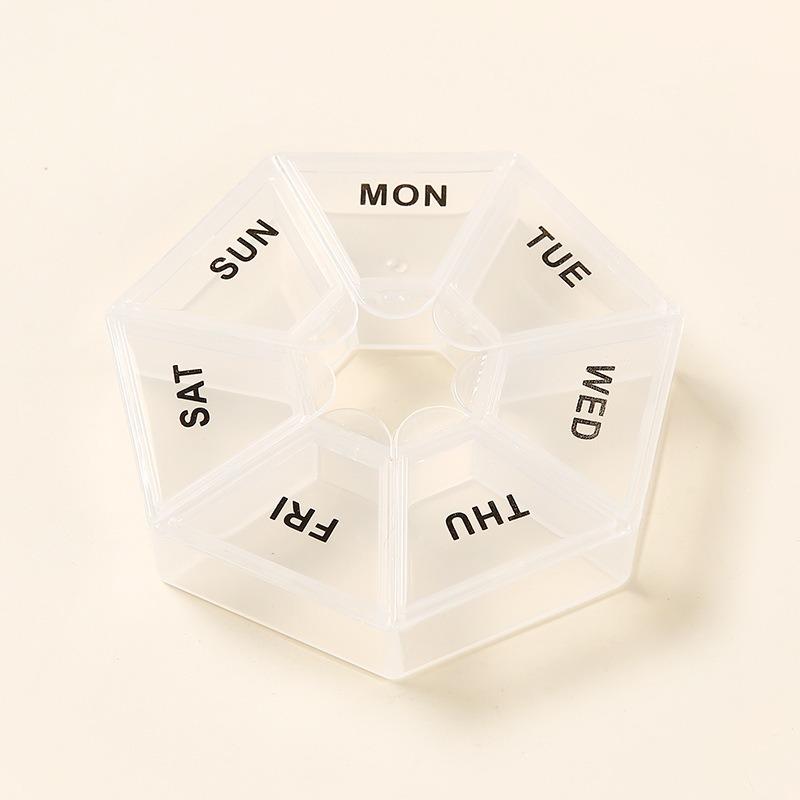 New Hot 7 Days 7 Grids Mini Premuim Portable Travel Vitamin Pill Box Cases Container Organizer Storage Tablets Medicine FishOils