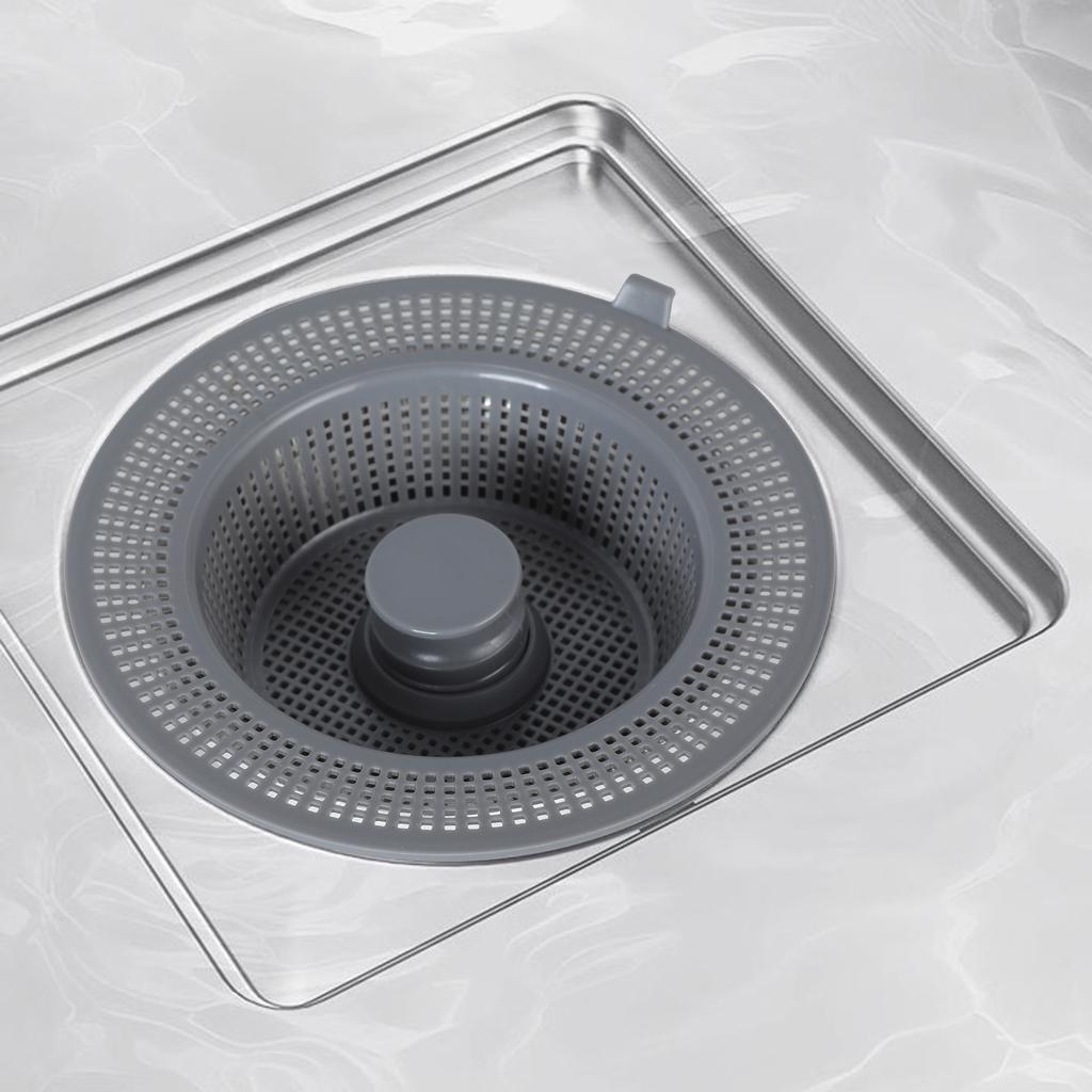 Universal Kitchen Sink Drain Strainer Stainless Steel Practical Sink Filter Efficient Filtering Kitchen Sink Plugs