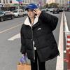Winter new down cotton-padded clothes women's loose and thickened short students wear cotton-padded jackets on both sides