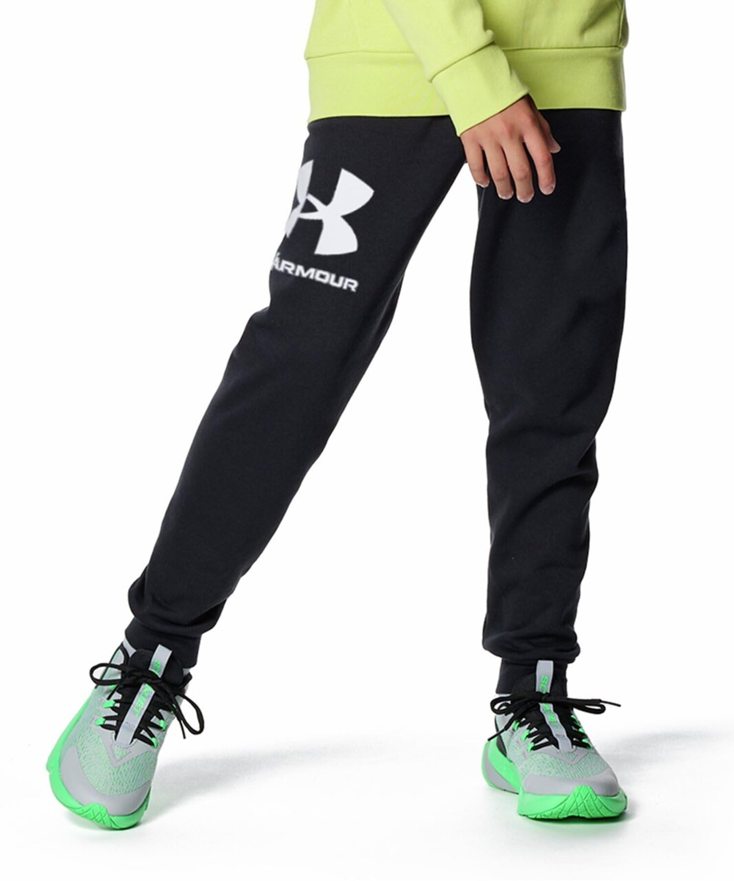 

UA RIVAL FLEECE ЛОГОТИП ДЖОГГЕРЫ Черный YSM [Under Armor]