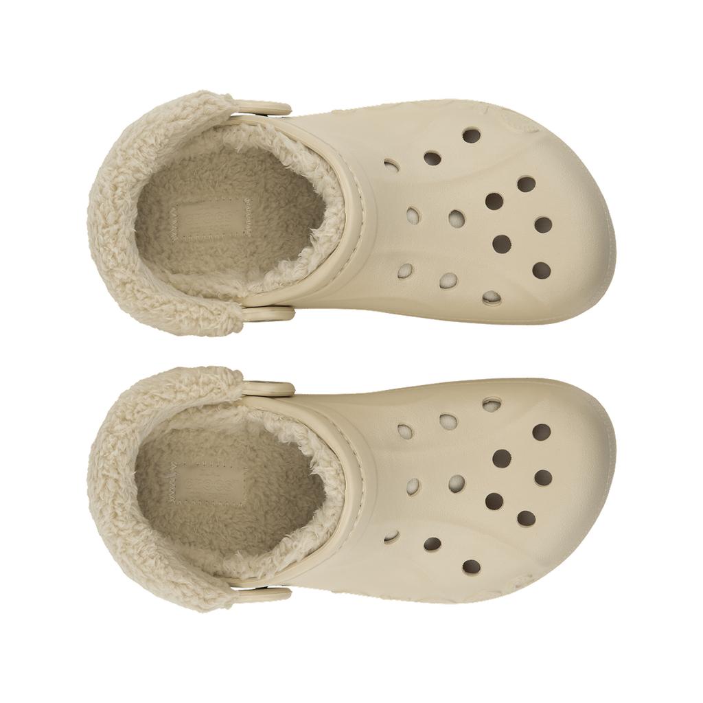Crocs Baya gefütterte Fuzzy-Riemen Clogs Unisex Clogs Weiß 206633-11S