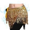 Sexy Sequins Tassel Dancewear Belly Dancing Dress Waist Chain Belt Shiny Stage Show Accessories Costume Prop Belly Dance Skirts
