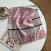 Selected 100 Small Wool Scarves Autumn and Winter Classic Plaid Scarves Unisex Warm Scarves