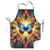 Butterfly Apron, Cooking Unisex Style, Printed Fashion