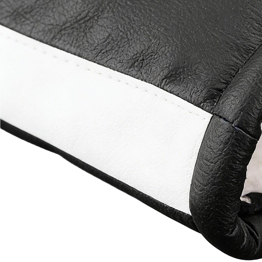 Motorcycle Handlebar Muffs PU Leather Waterproof Hand Warmers Snowmobile Handlebar Mittens Hand Guard For Men Women Winter Cold