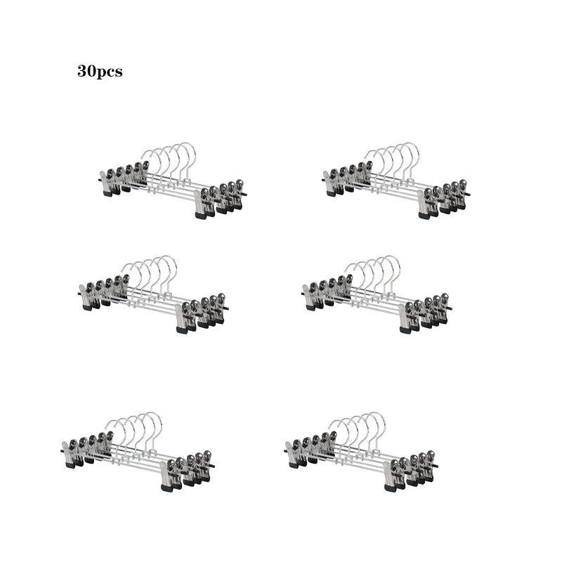 Durable Metal Clip Coat Hangers For Closet Organization With Non-slip Racks For Pants