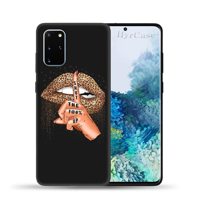 

Силиконовый чехол с леопардовым принтом для губ для Samsung Galaxy S22 S21 Ultra S20 Fe Plus A53 A73 A52 A72 A51 A71 A22 A12 A32 A50 A33 A13 For A51 4G