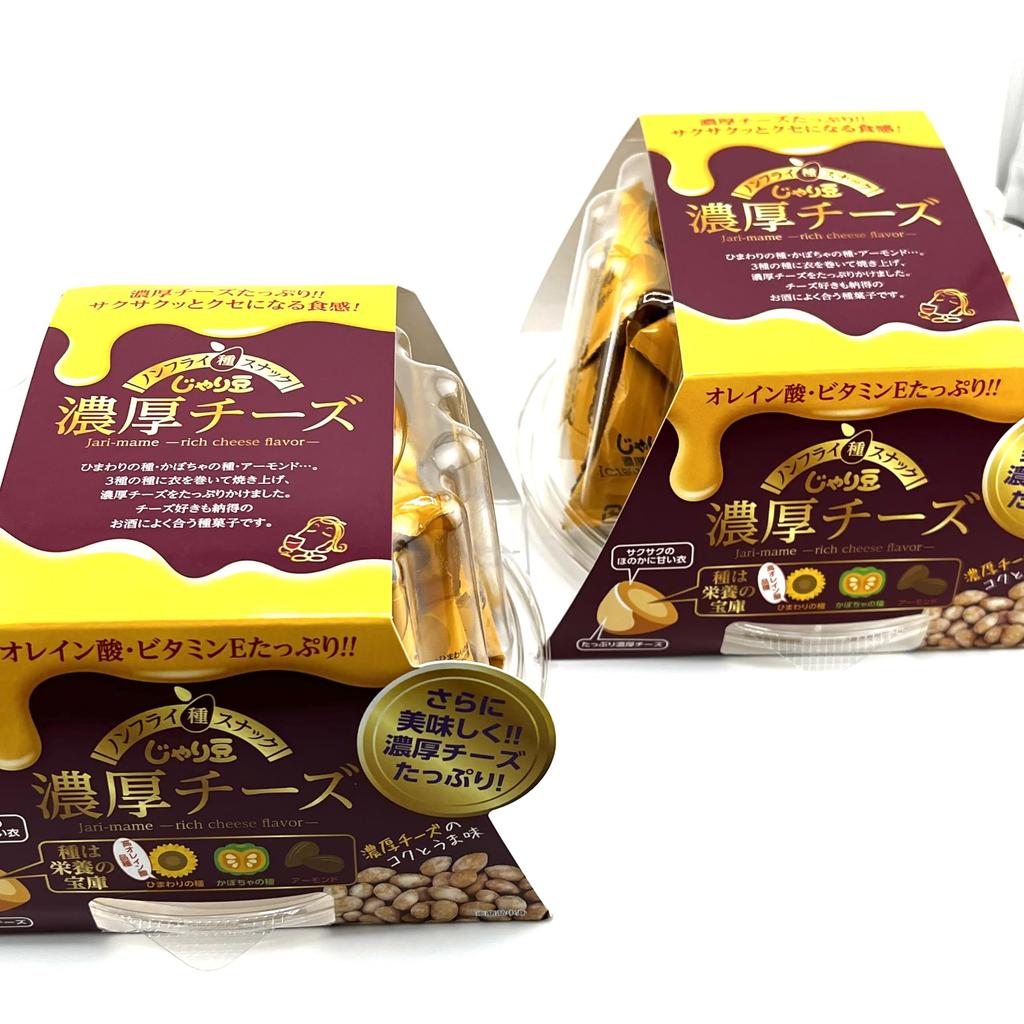 Happy Company Jari Rich 80g X 2 Bags Sunflower Pumpkin Rolled In Batter and Filled with Rich Individually Small Commercial Beer Souvenirs Sweets,