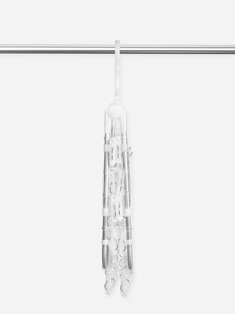 Umemigusa Clothes Pinch 52 Aluminum Frame and Polycarbonate Clothes 2 Types of Drying UV Rust Shatter Polycarbonate Clothes Hooks To Prevent Hidden