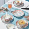 Gonghe Jingpin Willow Swallow 16-Piece Hand-Painted Dinnerware Set