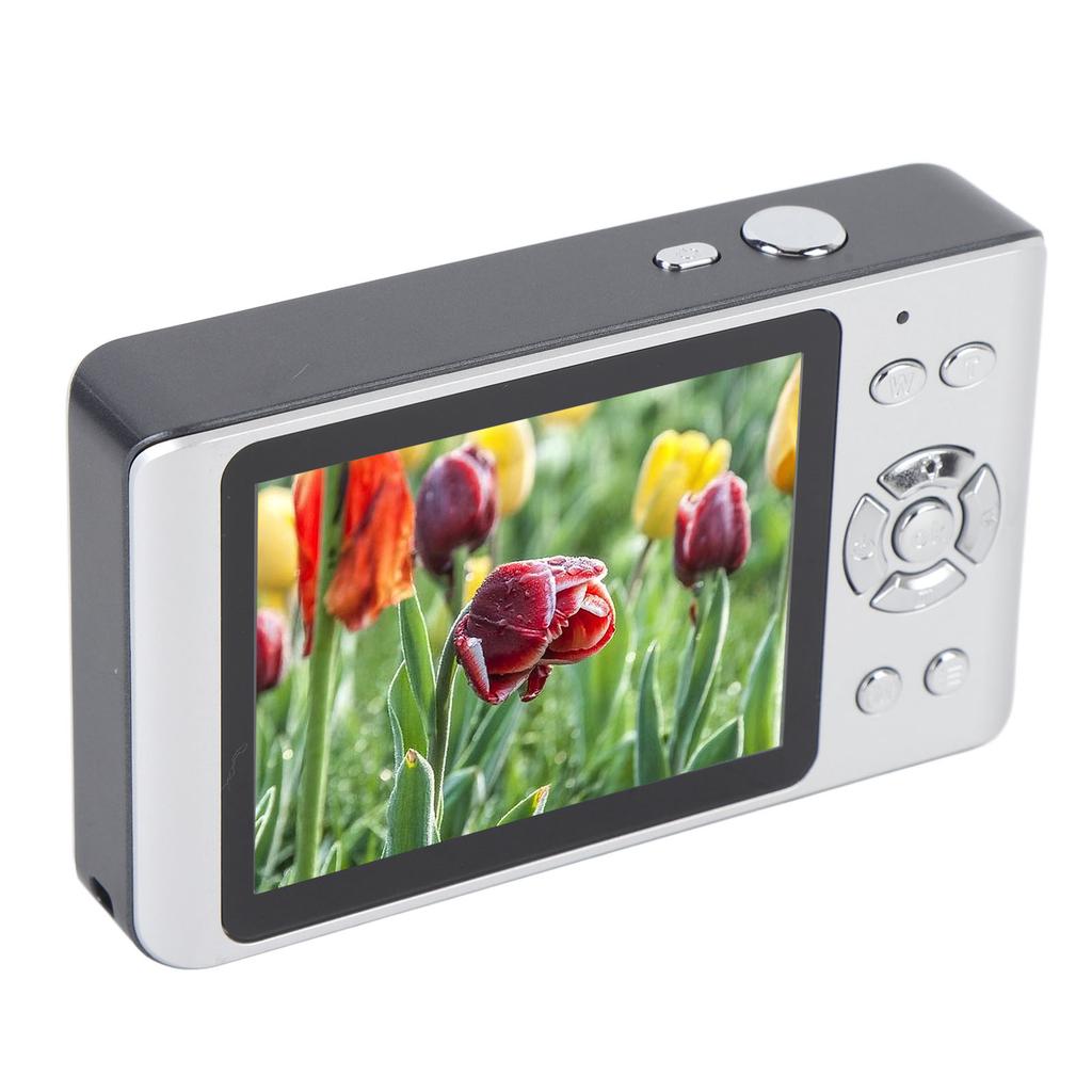 4K 64MP Digital Camera Auto Compact Point and Shoot Camera with 18X Digital Zoom 2.8 Inch Screen Compact Small Camera for Photography