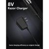 8V Shaver Charger Compatible with Philips Norelco Hq840 Beard Trimmer Power Cord Replacement Compatible with Multigroom Series 3000 MG3750 MG3750/50