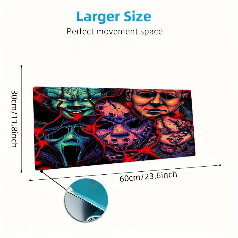 Chucky Farb-Mauspad Großes Gaming-Tischkissen Rutschfeste Laptop-Tablet-Großes Mauspad XXL-Matte Mini-PC-Spielmatte Mit Verriegeltem Rand