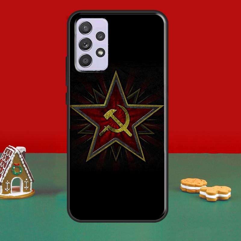 USSR Flag Soviet Union Case For Samsung A52S A12 A32 A42 A52 A72 A51 A71 A31 A11 A40 A50 A70 A21S Phone Cover