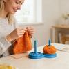 3D Printed Spinning Yarn Holder Knitting Crocheting Yarn Ball Spinner Dispenser Stand Embroidery Stitching Thread