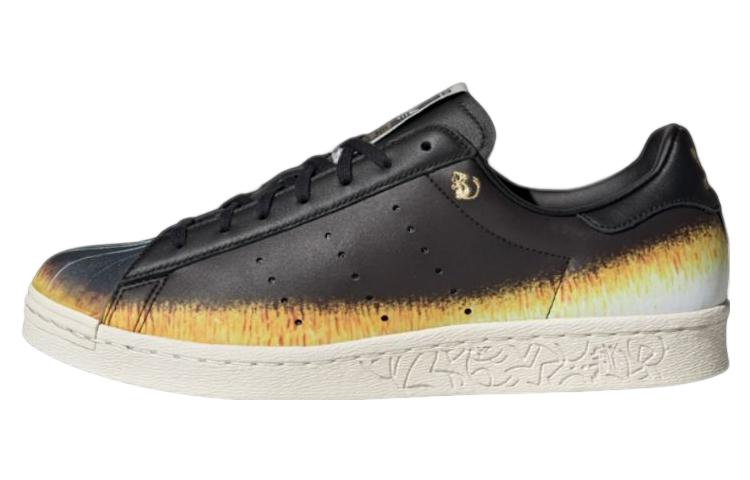 

Adidas Originals Superstar 80s X Han Meilin Black Yellow Orange ID4385 36