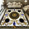 European Style Luxury Living Room Carpet Abstract Decoration Home Large Area Rugs Lounge Bedroom Foldable Plush Floor Mat Sofa