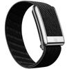 Suitable for Whoop 5.0 Mg Wristband Strap W  Leather Nylon Woven Elastic Whoop Sports Replacement Strap Gold Silver Metal
