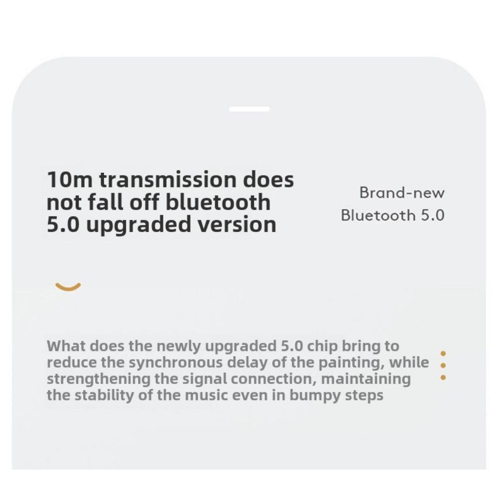 Wireless Sports Bluetooth Headset Waterproof, Sweat Resistant Neck Type Long Standby Battery Life