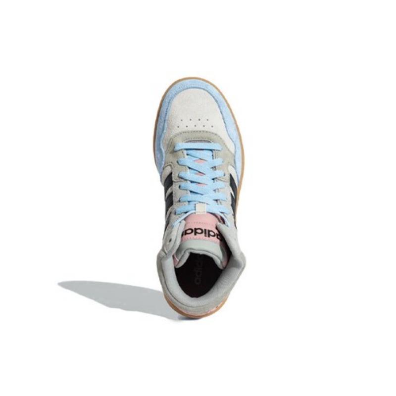 adidas Hoops 3.0 Mid Clear Brown Sky Blue W - HP3105