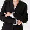Fashion Versatile Wristband and Detachable Collar Set Shawl Versatile Lapel Detachable Collar Shawl for Dress Shirt