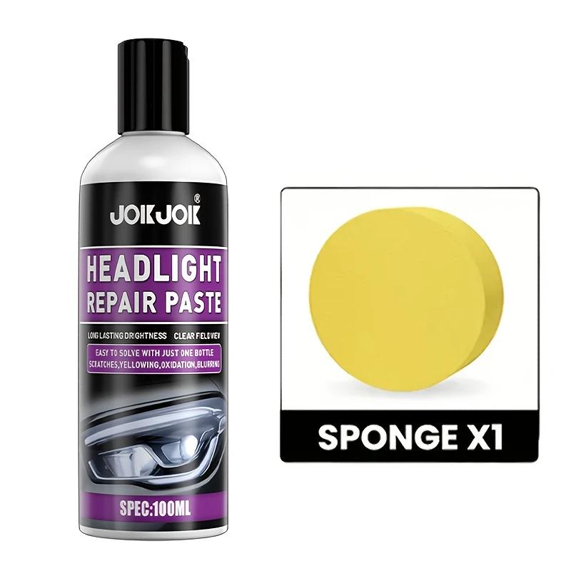 

Комплект для восстановления фар, полировка фар, удаление царапин, быстро решает проблемы старения фар, царапин, пожелтения 100ml