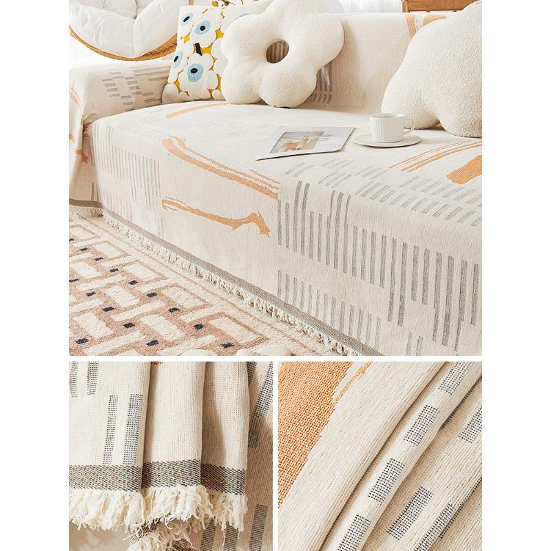 Housse de Canapé Chenille Anti-Rayures Universelle Quatre Saisons Nouvelle Serviette de Canapé Universelle Intégrale Lavable en Machine