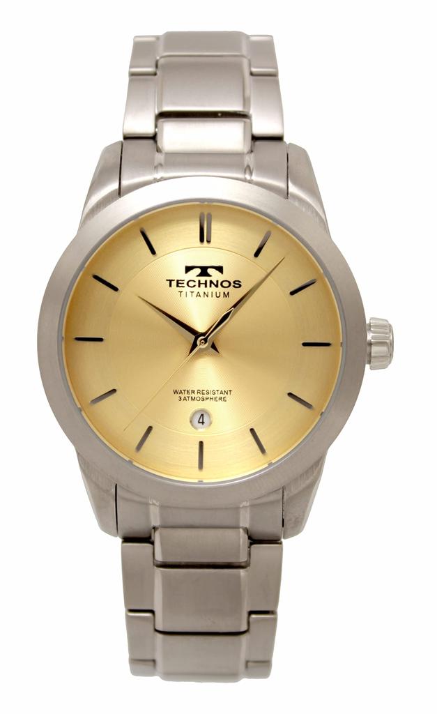 Titanium Date Watch T9B77IC Silver [Technos] Men's