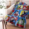 T-Thomas The Train Throw Soft Flannel Throw Summer Blanket Lightweight Cozy Nap Blanket for Sofa Bed Travel