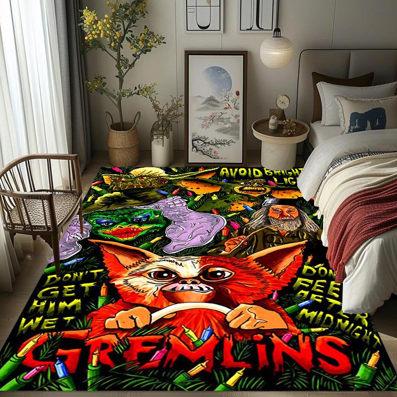 Gremlins 35th Anniversary: Chaos Charm carpet Suitable for all seasons Living room and bedroom mats Doormat Protective pad Bathroom mat