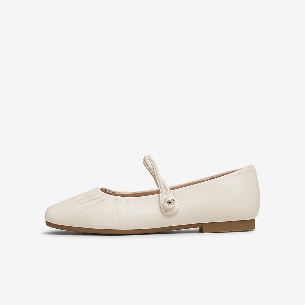 TATA/He She 2026 Spring Women's Fashion Versatile Mary Jane Shoes