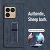 Cases For Sony Xperia 1 VIII Skinsheep PU Leather Magnetic Holder Shockproof Case For Sony Xperia 1 VIII Matte Phone Back Cover